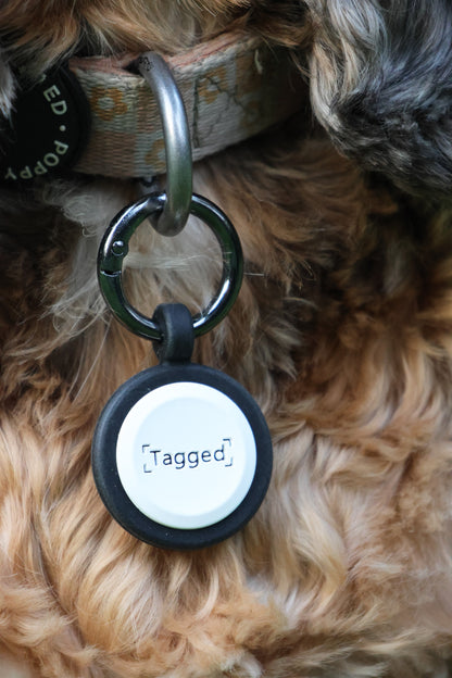 Large Dog Tag - Dark Blue