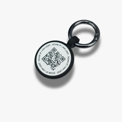 Large Dog Tag - Black