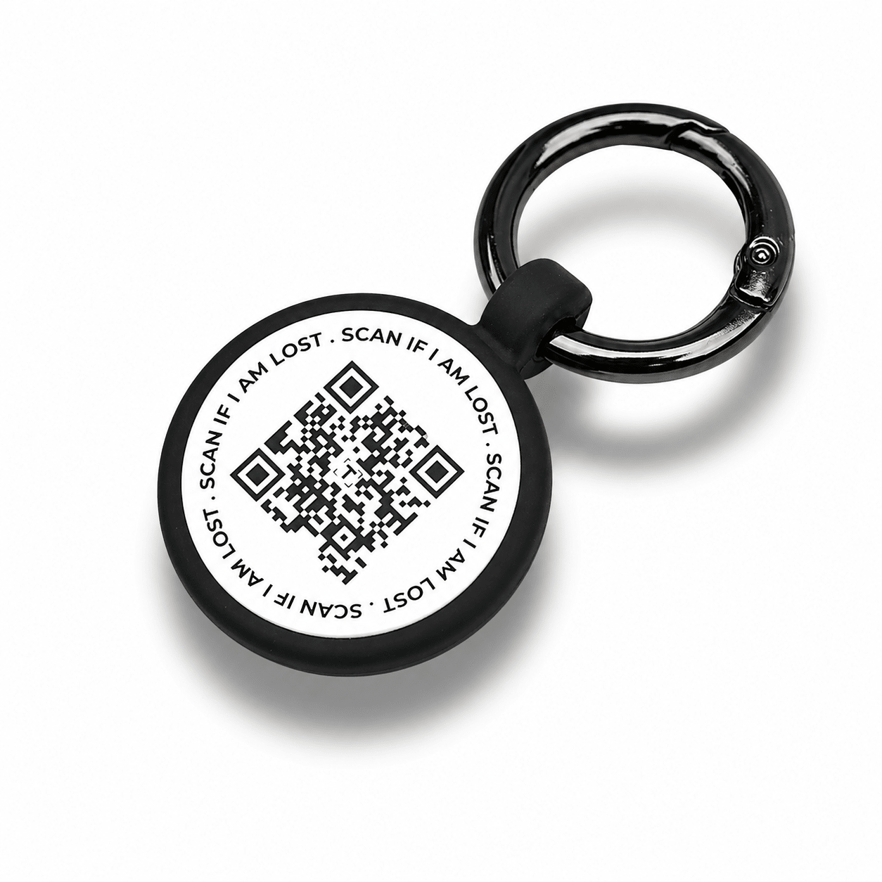 Large Dog Tag - Black - Tagged Pets