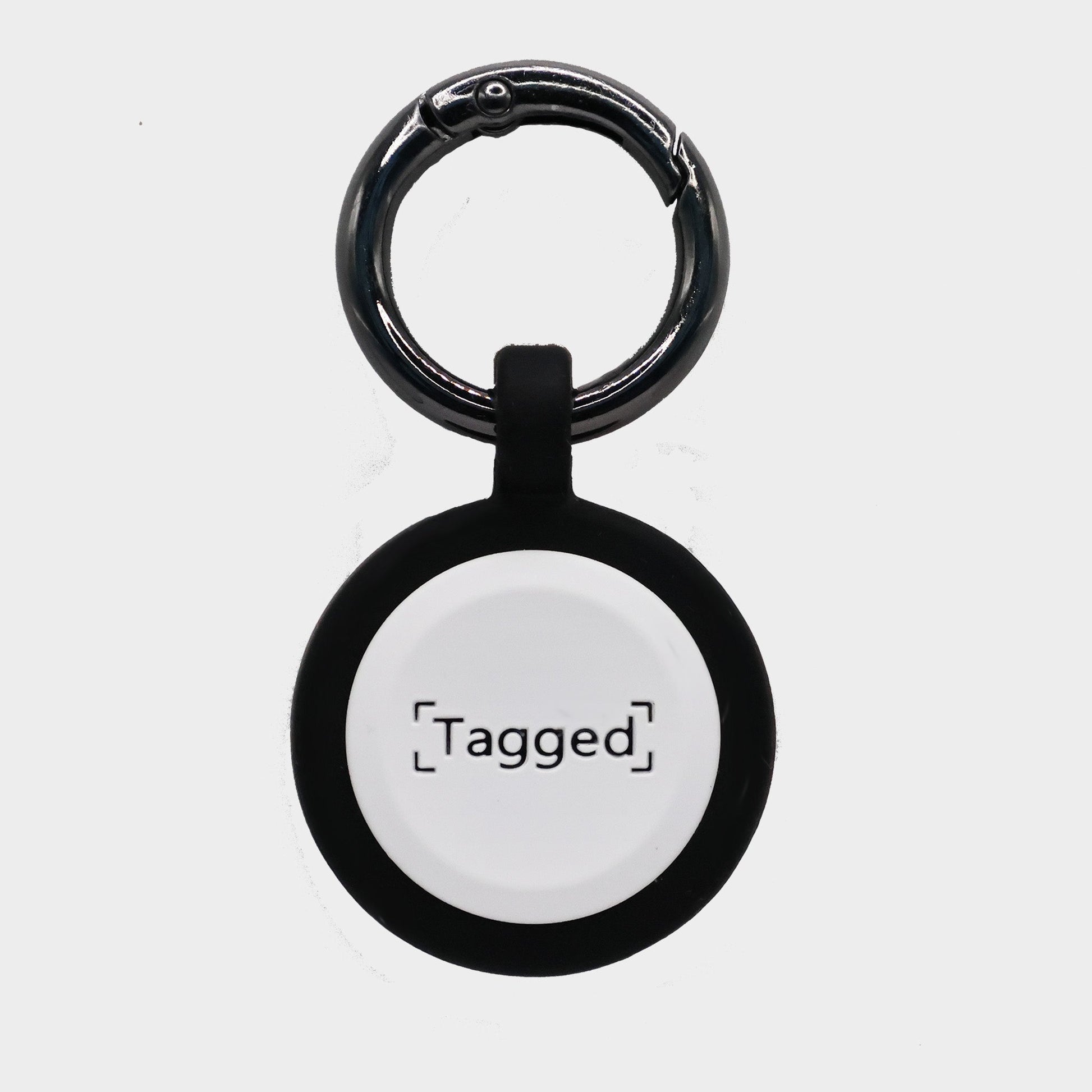 Smart QR Code Dog Tag - Black - Tagged Pets. A QR code smart tag that helps bring lost pets home faster.