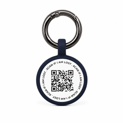 Large Dog Tag - Dark Blue - Tagged Pets