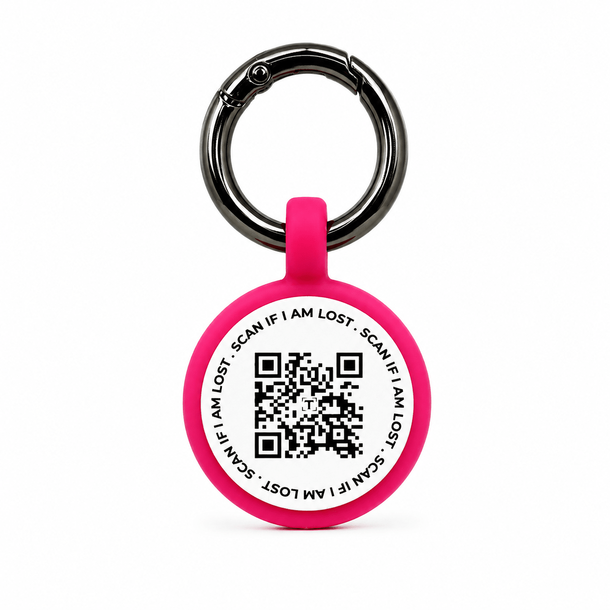 Large Dog Tag - Pink - Tagged Pets