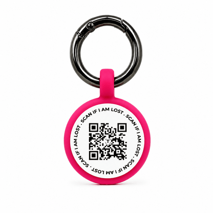 Large Dog Tag - Pink - Tagged Pets