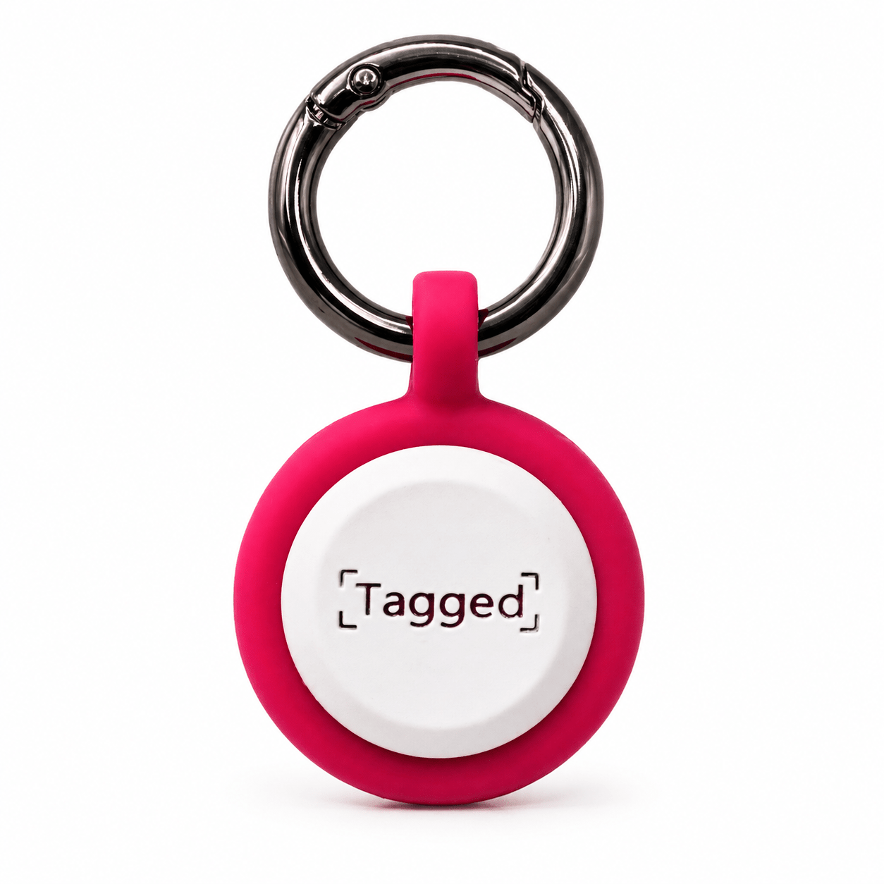 Large Dog Tag - Pink - Tagged Pets
