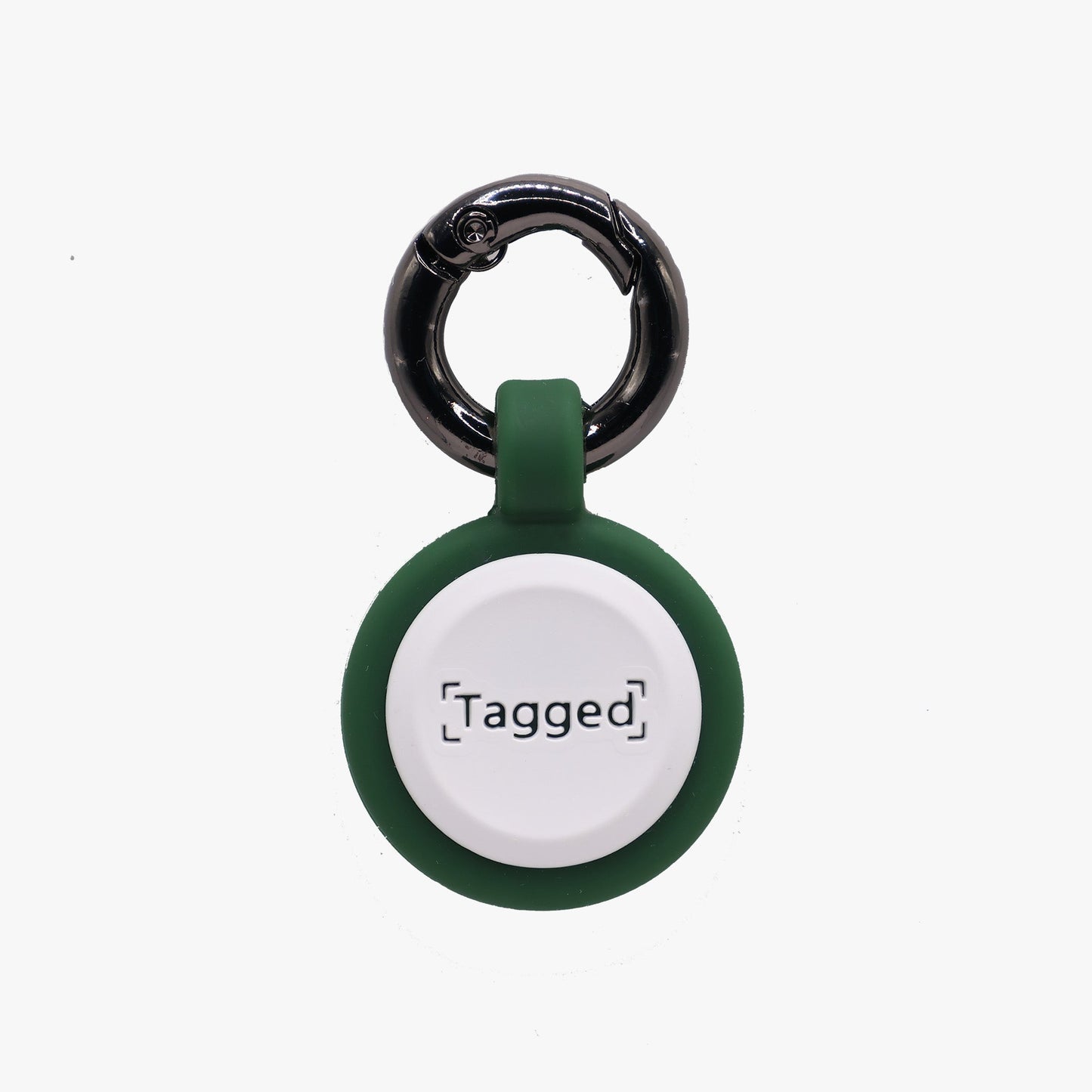 Smart QR Code Dog Tag - Green - Tagged Pets. A QR code smart tag that helps bring lost pets home faster.