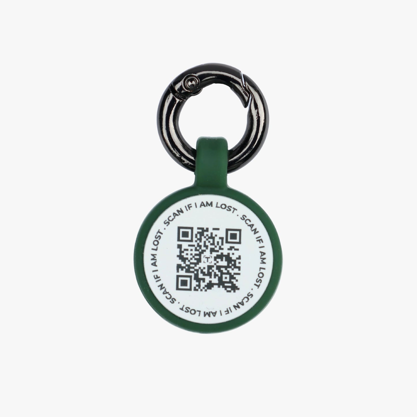 No Subscription QR Code Dog Tag - Dark Blue - Tagged Pets. Silicone QR Code tag, durable and waterproof.