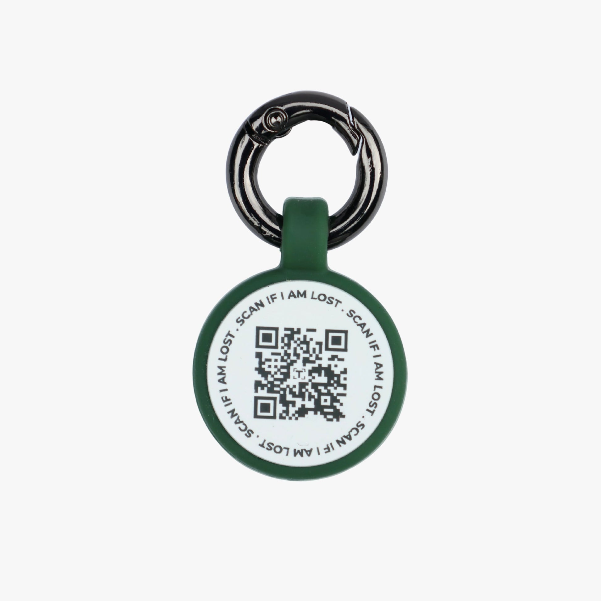 No Subscription QR Code Dog Tag - Dark Blue - Tagged Pets. Silicone QR Code tag, durable and waterproof.