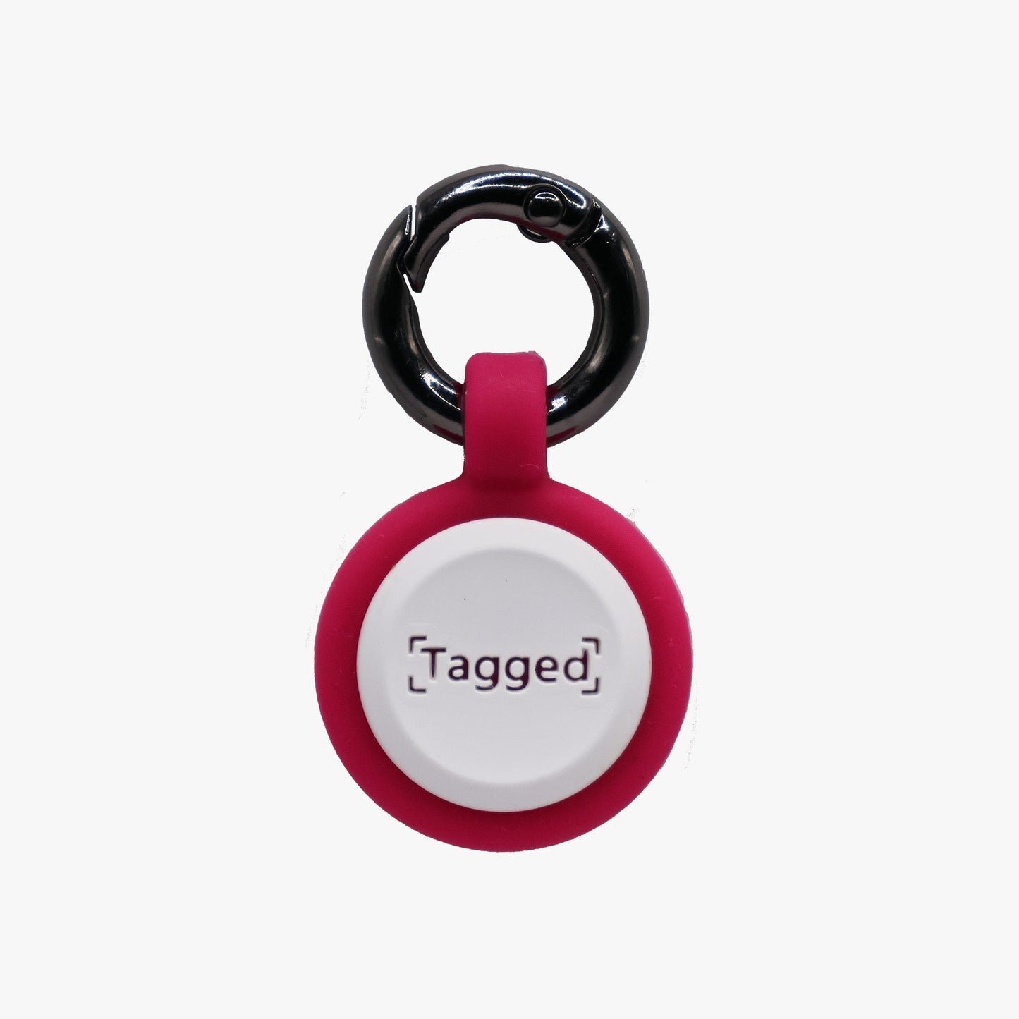 Smart QR Code Cat - Pink - Tagged Pets. A QR code smart tag that helps bring lost pets home faster.